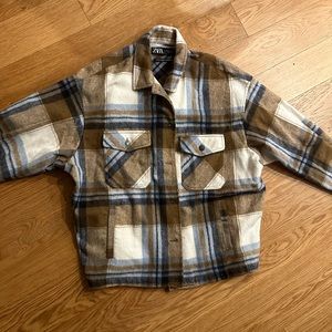 Zara shirt jacket